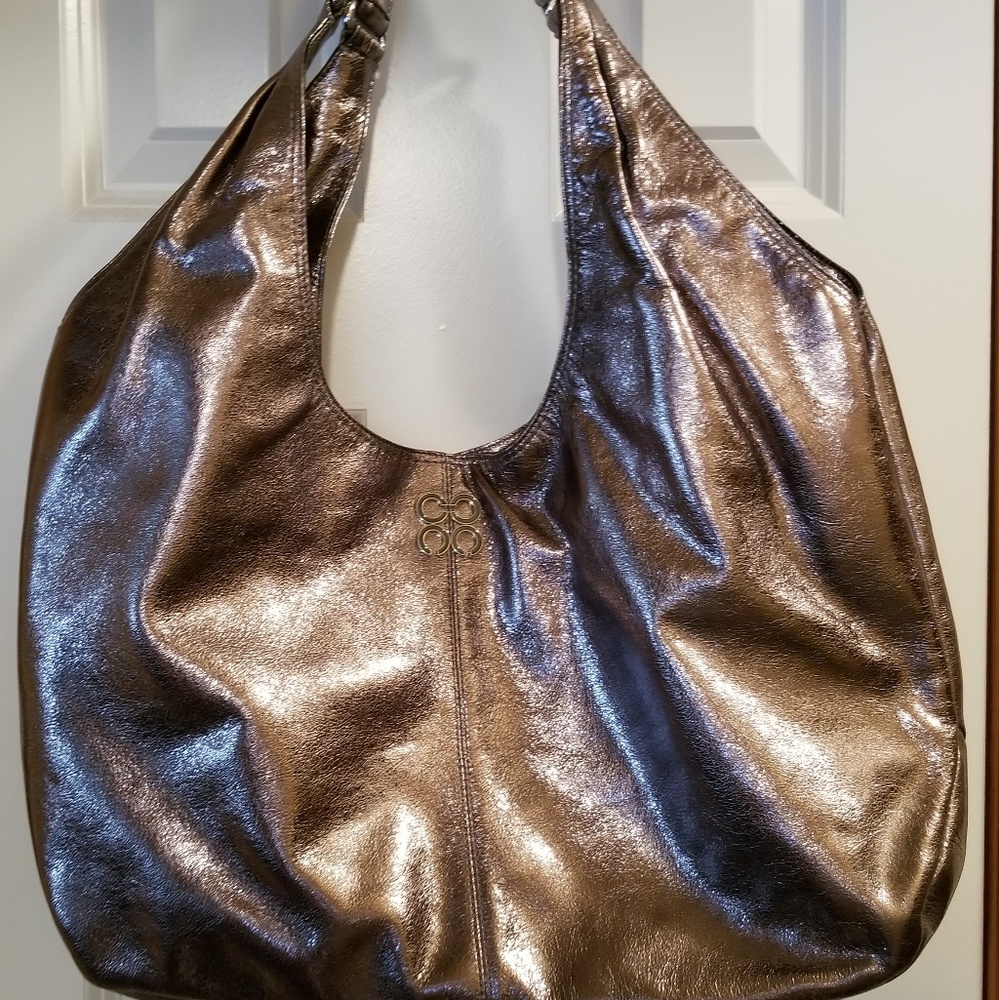 Silver Coach Purse